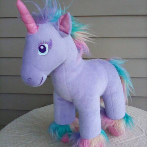 Build a Bear Unicorn Beary Fairy Purple Rainbow Plush Stuffed Animal Toy… - Picture 1 of 7
